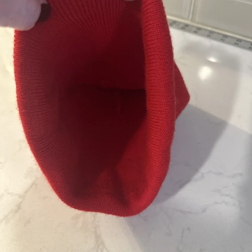 Coca-Cola Red‎ Beanie Hat One Size Cuffed Pom Pom